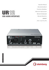 Steinberg UR12B Operation Manual