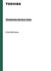 Toshiba 55XL9C63DG Operating Instructions Manual