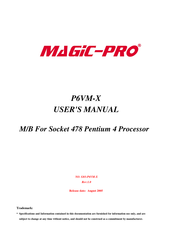 Magic-Pro P6VM-X User Manual