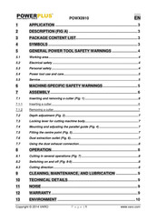 VARO Powerplus POWX0910 User Manual