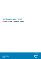 Dell N03G Installation And Operation Manual
