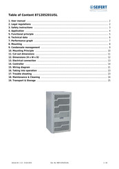 Seifert 871205201USL User Manual