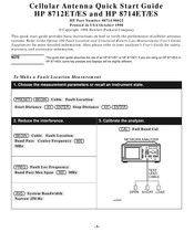HP HP 8712ES Quick Start Manual