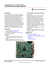 Texas Instruments J722SXH01 User Manual