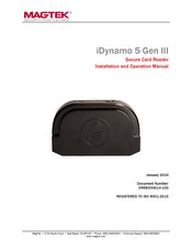 Magtek iDynamo 5 Gen II Installation And Operation Manual