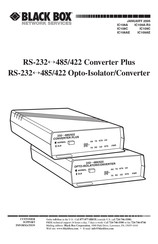 Black Box IC108AE IC109C Instruction Manual