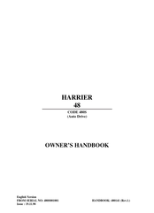 Hayter 480S Owner's Handbook Manual