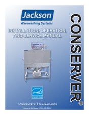 Jackson CONSERVER XL2C Installation, Operation And Service Manual