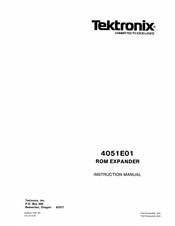 Tektronix 4051 E01 Instruction Manual