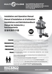 Waterco MultiCyclone 16 Installation And Operation Manual