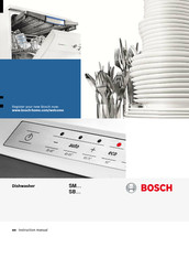 Bosch SMS60L18IN/48 Instruction Manual
