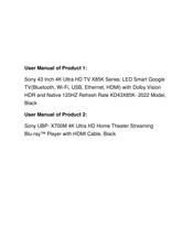 Sony BRAVIA LD-32W830K Reference Manual