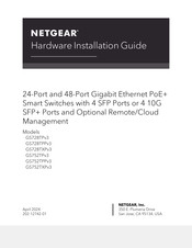 NETGEAR GS752TXPv3 Hardware Installation Manual