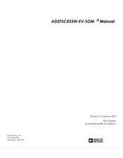 Analog Devices ADSPSC835W-EV-SOM Manual