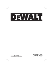 DeWalt DWE305PK-QS Original Instructions Manual