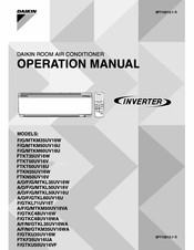 Daikin FTKF35UV16UA Operation Manual