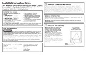 GE CTD90FP4NW2 Installation Instructions Manual