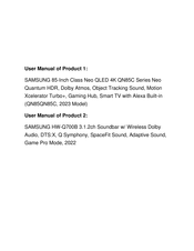 Samsung QN85C Series User Manual