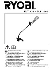 Ryobi ELT 738 Operator's Manual