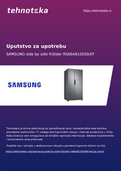 Samsung RS66A8100S9/EF User Manual