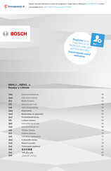 Bosch Readyy'y Lithium BBHL2 Series Instruction Manual