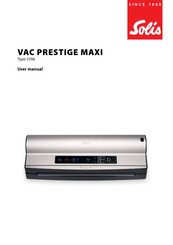 SOLIS VAC PRESTIGE MAXI User Manual