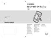 Bosch Professional GLI 18V-2200 C Original Instructions Manual