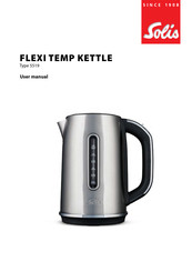 SOLIS FLEXI TEMP KETTLE User Manual