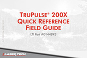 LASER TECH 0144893 Quick Reference Field Manual