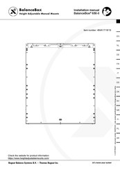 Height Adjustable Mounts 484A18 Installation Manual