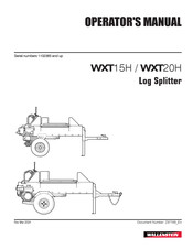 Wallenstein WXT15H Operator's Manual