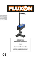 FLUXON KT01A Installation And Operating Instructions Manual