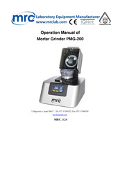 MRC PMG-200 Operation Manual