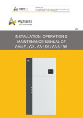 AlphaESS SMILE-G3-S5 Installation, Operation & Maintenance Manual