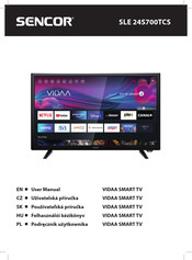 Sencor VIDAA SLE 24S700TCS User Manual