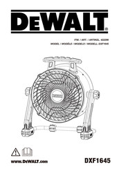 DeWalt DXF1645 Original Instructions Manual