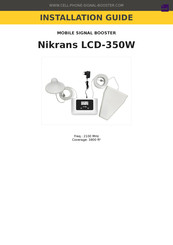 Nikrans LCD-350W Installation Manual