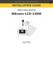Nikrans LCD-150W Installation Manual