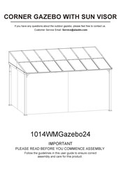 ALAULM 1014WMGazebo24 Manual