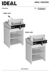 KRUG+PRIESTER IDEAL 4315 Manual