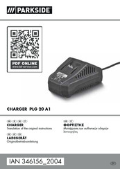 Parkside 346156 2004 Original Instructions Manual