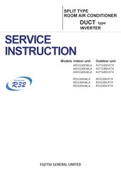Fujitsu AO G45KATA Series Service Instruction