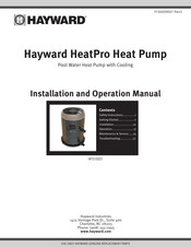 Hayward HeatPro HP31005T Installation And Operation Manual