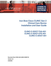 Iron Bow CLINiC-C-20X27-CFE-A01 Installation And User Manual