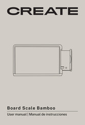 Create Board Scale Bamboo User Manual