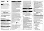 STI Omron F3SG-SR/PG Instruction Sheet
