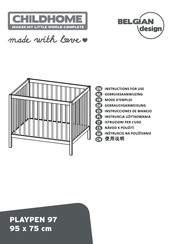 CHILDHOME PLAYPEN 97 Instructions For Use Manual