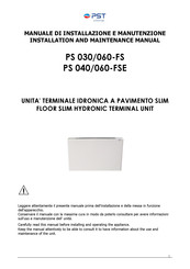 PST PS 040-FSE Installation And Maintenance Manual