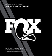 Fox 883-24-044 Installation Manual