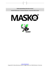 Masko MLS01-3000G Instruction Manual